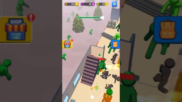 Train Defense Zombie Survival Gameplay #shorts 5