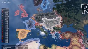 The Great War Redux - WWI Hoi4 Timelapse