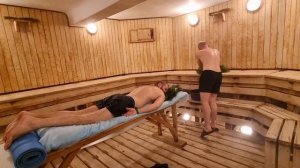 Сандуны - Сибирь, королевское парение на сене с пихтовой лапой.