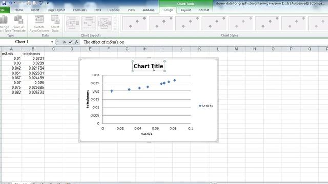 How to make a physics graph with Excel 2010...mreofphysics смотреть онлайн