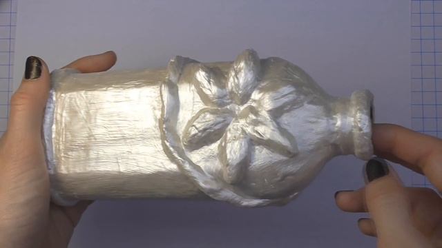 Ваза в технике Папье маше. Мастер-класс \ Vase in papier mache \ Paper crafts смотреть онлайн