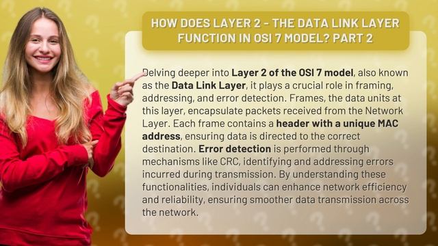 How Does Layer 2 - The Data Link Layer Function in OSI 7 Model? Part 2 смотреть онлайн