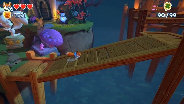 Super Lucky's Tale - World 4 - 100% Full Game Walkthrough - All Clovers (Spookington) смотреть онлайн