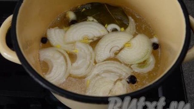 Скумбрия, маринованная с яблочным уксусом