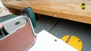 Шлифовальный станок своими руками  / из ленточной шлифмашинки Бош ПБС-75