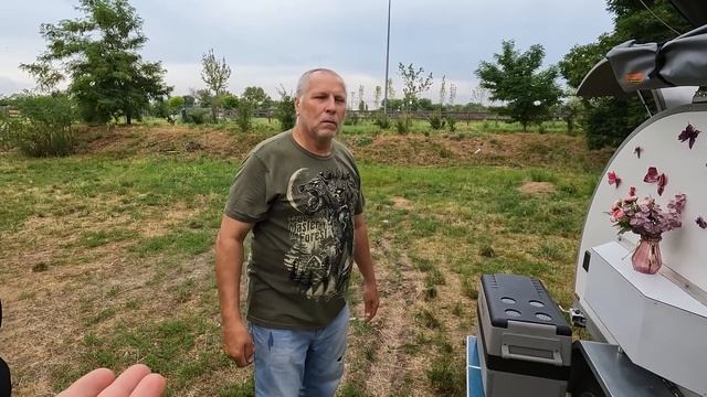 Обзор прицепа-капля "СВОБОДА" с веерной маркизой и палаткой на крышу KAMPINA