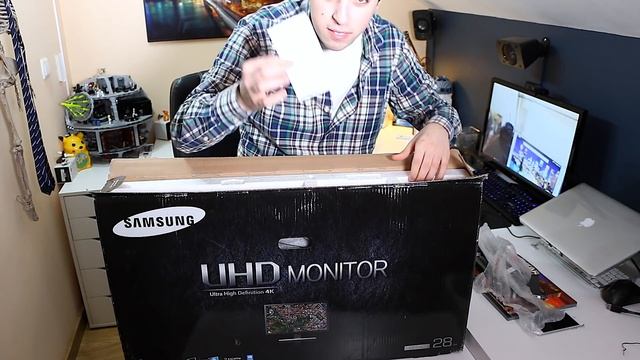 Unboxing Monitor 4K (60Hz) Samsung U28D590 смотреть онлайн
