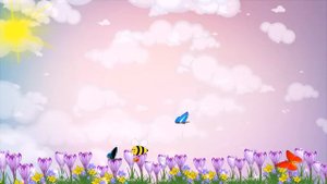 детский футаж фон облака