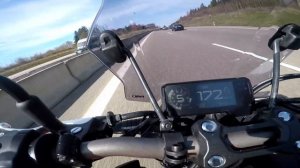 Honda CB 650 R (35kw) Top Speed
