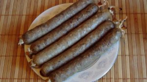 Колбаски охотничьи (рецепт приготовления).