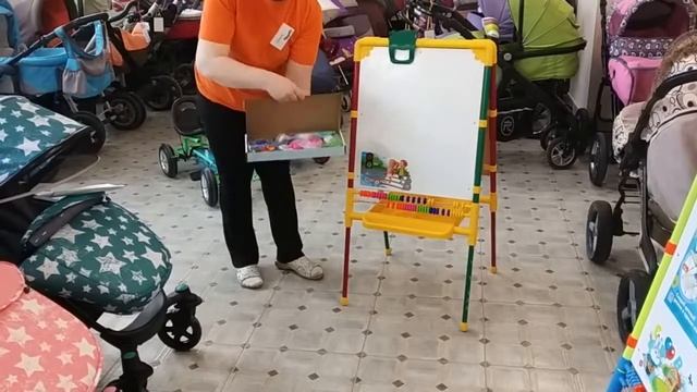 Подробный обзор - детский мольберт смотреть онлайн