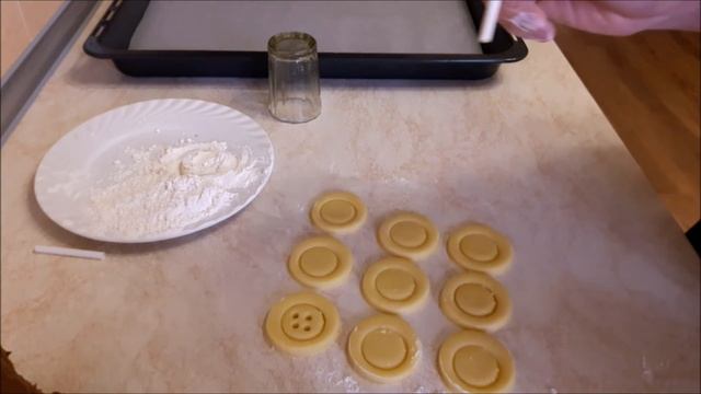 Песочное печенье на желтках Рецепт печенья Печенье ПУГОВИЦЫ и Печенье ПЁСИКИ