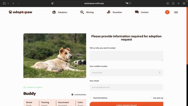 Adoptapaw | A web app developed for Therap Java Fest 2022 | Spring boot | React смотреть онлайн
