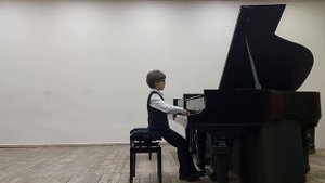Ф. Бургмюллер, op. 100 №25 «Кавалькада», Г. Лукиных, «Ариозо». Старостенко Лев, 8 лет.