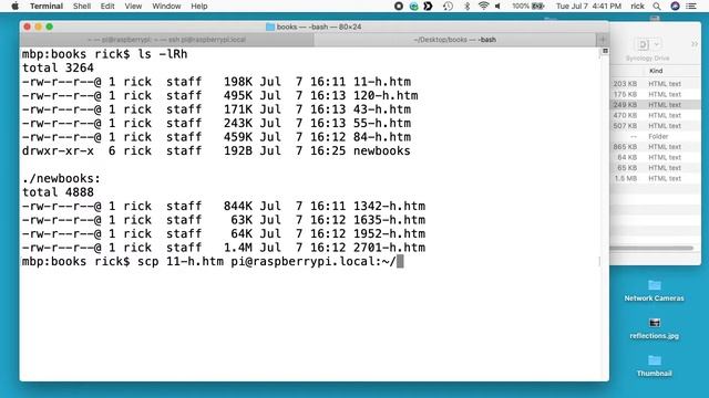 Copy Files from a Mac to a Raspberry Pi using scp смотреть онлайн