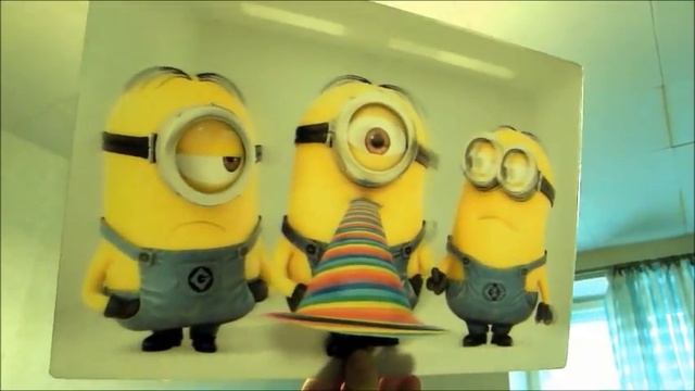 3D Наклейка на ноутбук. "Миньоны" смотреть онлайн