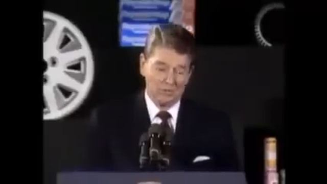 Ronald Reagan tells a joke about buying a car in the Soviet Union смотреть онлайн