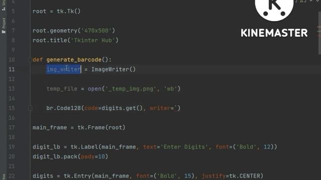 Create Barcode Generator Tkinter | Python Barcode Generator