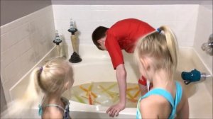 Extreme Ice Bath Challenge! With Popsicles! All 4 kids!