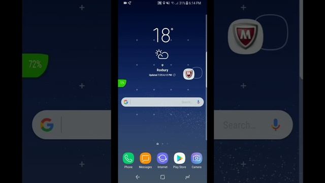 Enable Mcafee Antivirus On Samsung Galaxy S8| Best Feature Of Samsung Galaxy S8| Hidden Feature