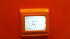 Сенсорный датчик управления тёплым полом и освещением светодиодов тёплого пола