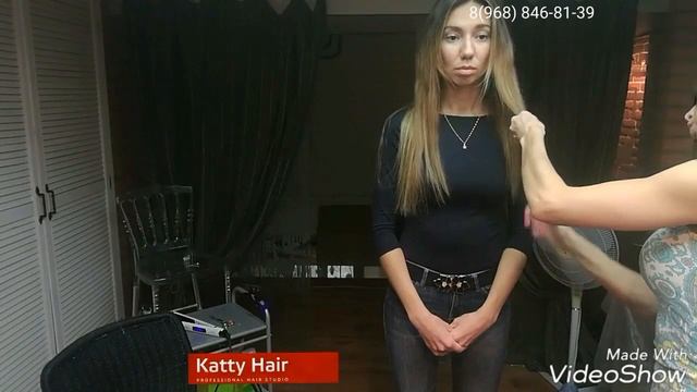 Наращивание волос на омбре. смотреть онлайн