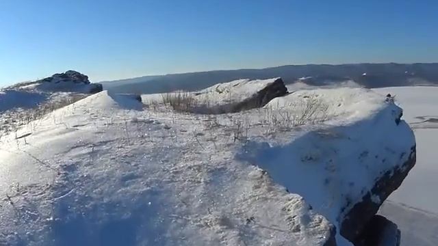 Озеро Парное, восхождение на снегоходе смотреть онлайн