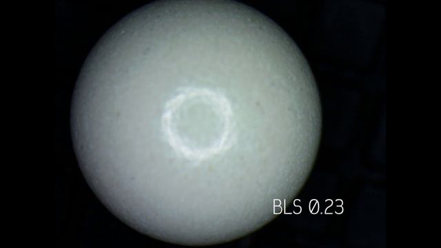 Страйкбольные шары марки BLS под микроскопом. смотреть онлайн