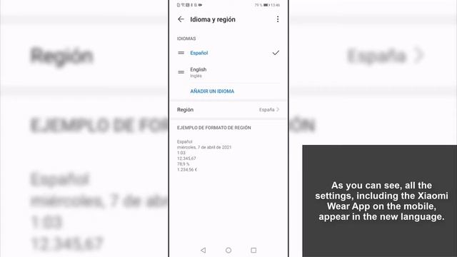?⌚ CHANGE LANGUAGE Xiaomi Mi Watch Lite