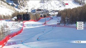 Горные лыжи. Валь д'Изер. Женщины. Скоростной спуск (18.12.2021)