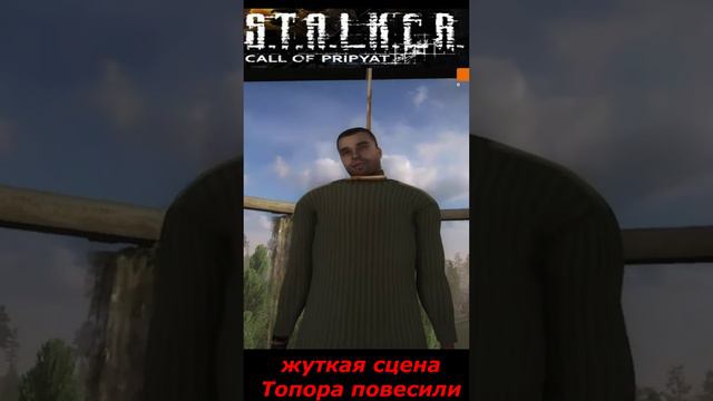 #shorts #S.T.A.L.K.E.R #НАРЕЗКА # ПРИКОЛ # жуткая сцена топора повесили