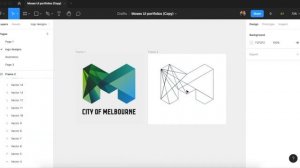 How To Design Melbourne City LOGO In Figma | Logo Tutorial | Creative Logo Design Figma