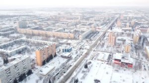 Тольятти с высоты птичьего полёта 24.01.2022