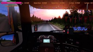 Стрим  ETS 2   ВТК FOXES  Контракт легенда 2 раза по 3 850 км без урона!