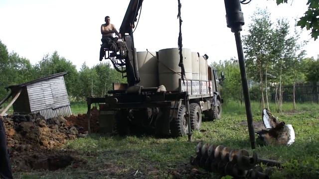 Бурение колодца за три часа смотреть онлайн