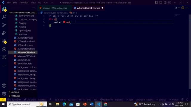 CSS Tutorial: Mastering Advanced CSS Selectors: Child and Sibling  Selectors In CSS In Hindi / Urdu