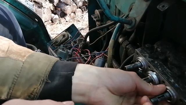 Замена резинок распределителя на т40ам смотреть онлайн