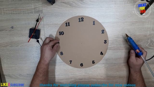 Настенные часы из картона своими руками / DIY cardboard wall clock смотреть онлайн