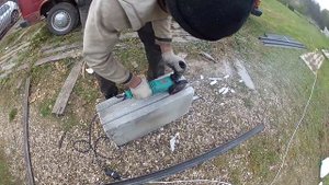 Строю Сарай ч.1 Опалубка. Фундамент. Полистиролбетонные блоки.