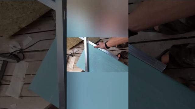 потолки из гкл на мансарде устройство откосов мансардных окон #мансардныеокна #гклпотолки #каркасгк