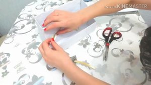 Органайзер для канцелярии своими руками из коробки Choco Pie