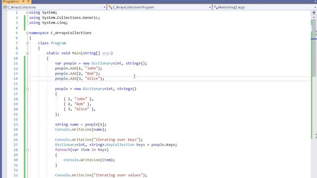 C# уроки для начинающих # Язык си шарп - Массивы и коллекции в сишарпе