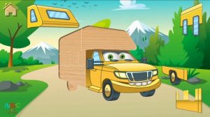Car Puzzles for Toddlers || Cars for Kids - Brain Puzzles for Toddlers. Little boy games puzzle.