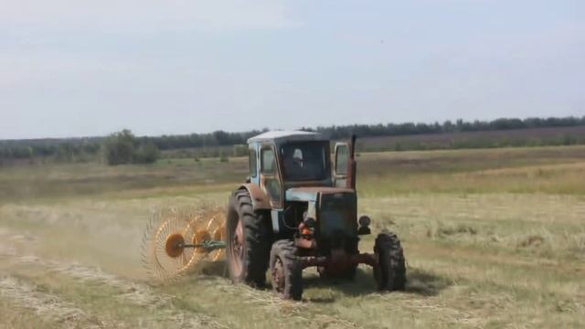 Грабли колёсно-пальцевые ГКП-4 смотреть онлайн
