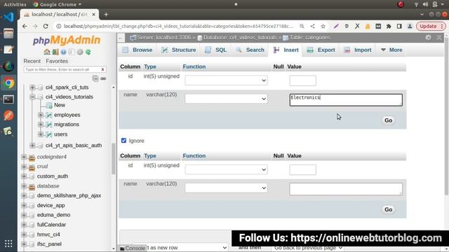What are MySQL Joins | Types of Joins | CodeIgniter 4 MySQL Inner Join | CodeIgniter 4 Tutorials
