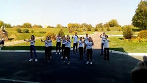 Зажигательный флешмоб на день мира.