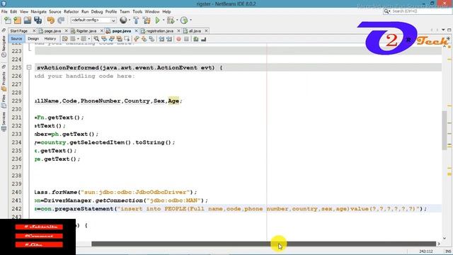 java netbeans for begginners(connect with ms access) walqabsiisuu ... kutaa 2ffaa. смотреть онлайн
