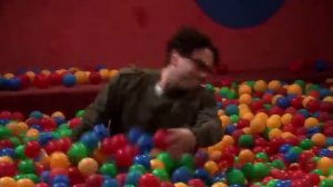 The Big Bang Theory Sheldon Bazinga! in ball pit