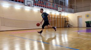 ТРЕНИРОВКА ДРИБЛИНГА В БАСКЕТБОЛЕ. ПРОХОД ПОД КОЛЬЦО С ЗАВЕРШЕНИЕМ. Dribbling skills basketball.