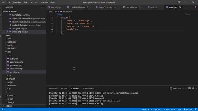 Laravel darslari | Session, Middleware, Localization | Ko'p tilli sayt qurish смотреть онлайн